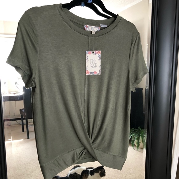 Pink Rose Tops - Pink Rose Vintage Top